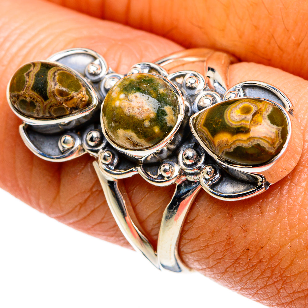 Ocean Jasper Rings handcrafted by Ana Silver Co - RING79015