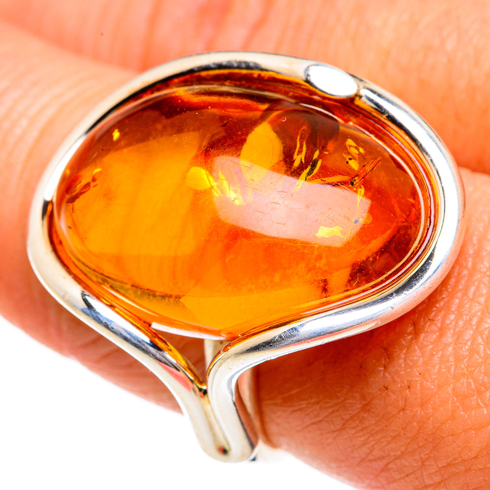 Baltic Amber Rings handcrafted by Ana Silver Co - RING79028