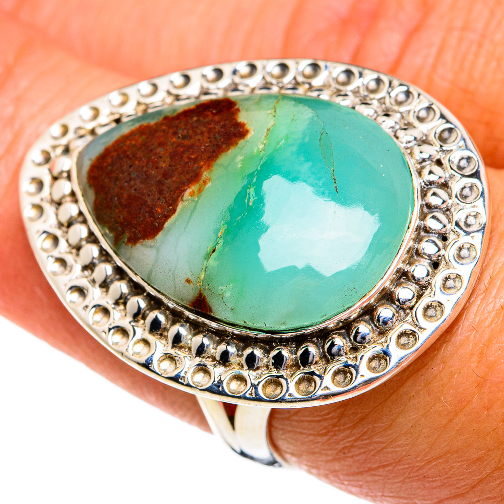 Peruvian Opal Rings handcrafted by Ana Silver Co - RING79052