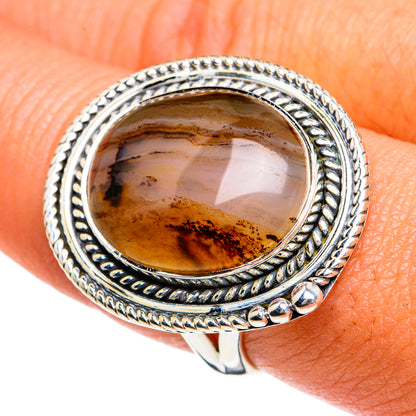 Montana Agate Rings handcrafted by Ana Silver Co - RING79054