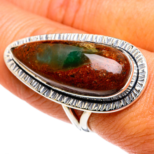 Mexican Fire Opal Rings handcrafted by Ana Silver Co - RING79056
