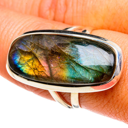 Labradorite Rings handcrafted by Ana Silver Co - RING79070