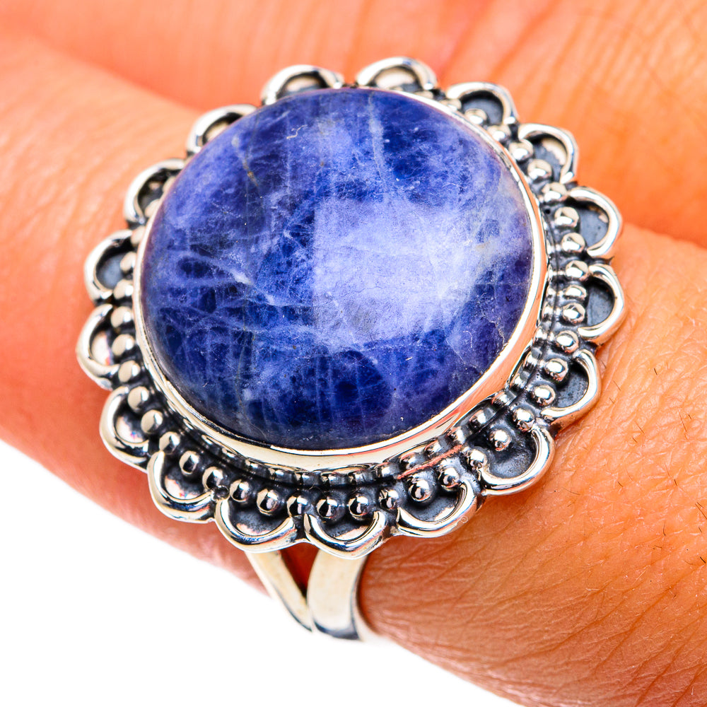 Sodalite Rings handcrafted by Ana Silver Co - RING79077