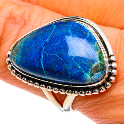 Chrysocolla Rings handcrafted by Ana Silver Co - RING79080