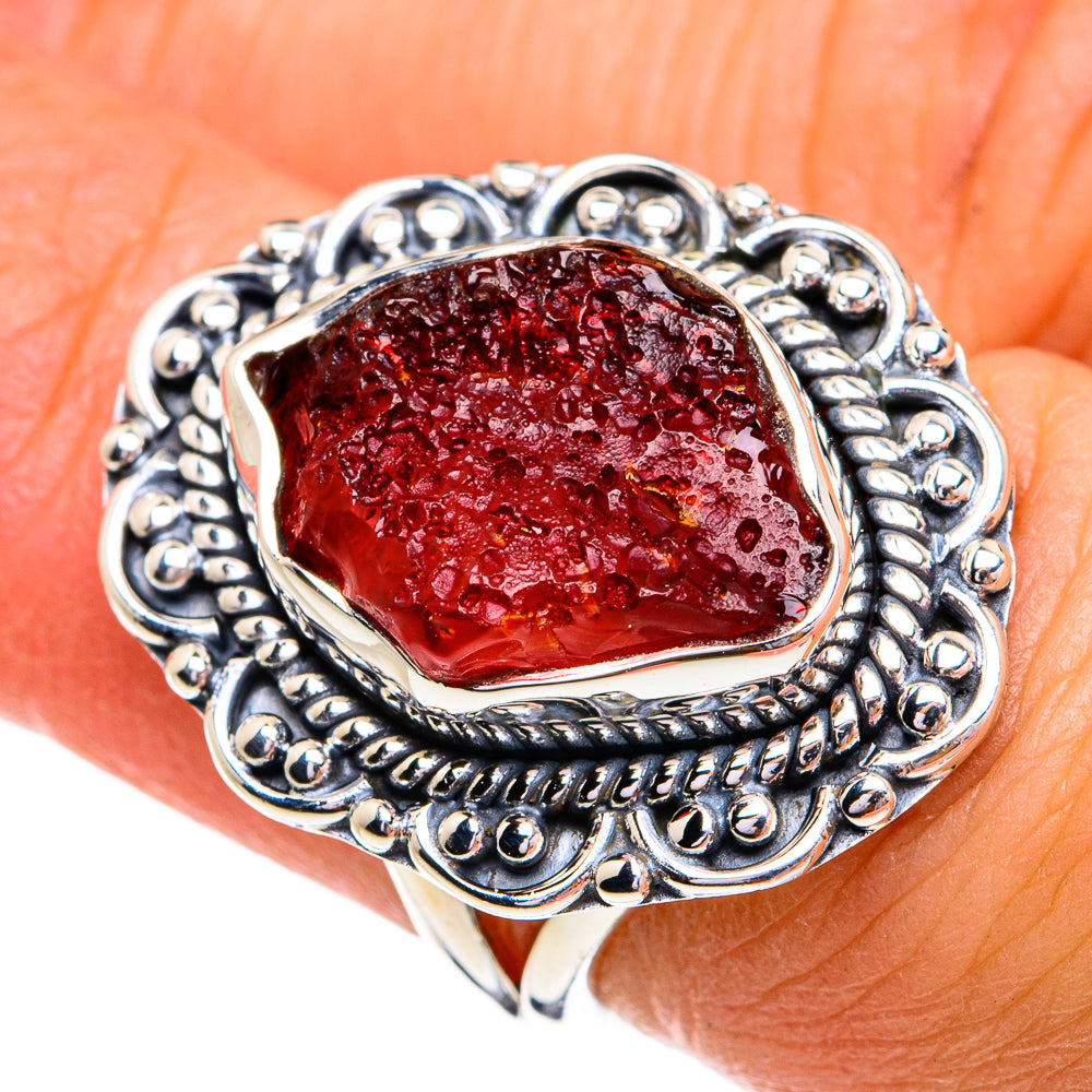 Garnet Rings handcrafted by Ana Silver Co - RING79088
