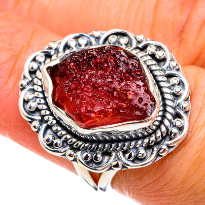 Garnet Rings handcrafted by Ana Silver Co - RING79088