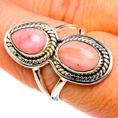 Pink Opal Rings handcrafted by Ana Silver Co - RING79090