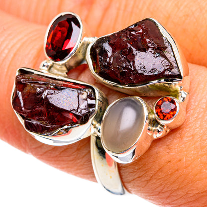 Garnet Rings handcrafted by Ana Silver Co - RING79093