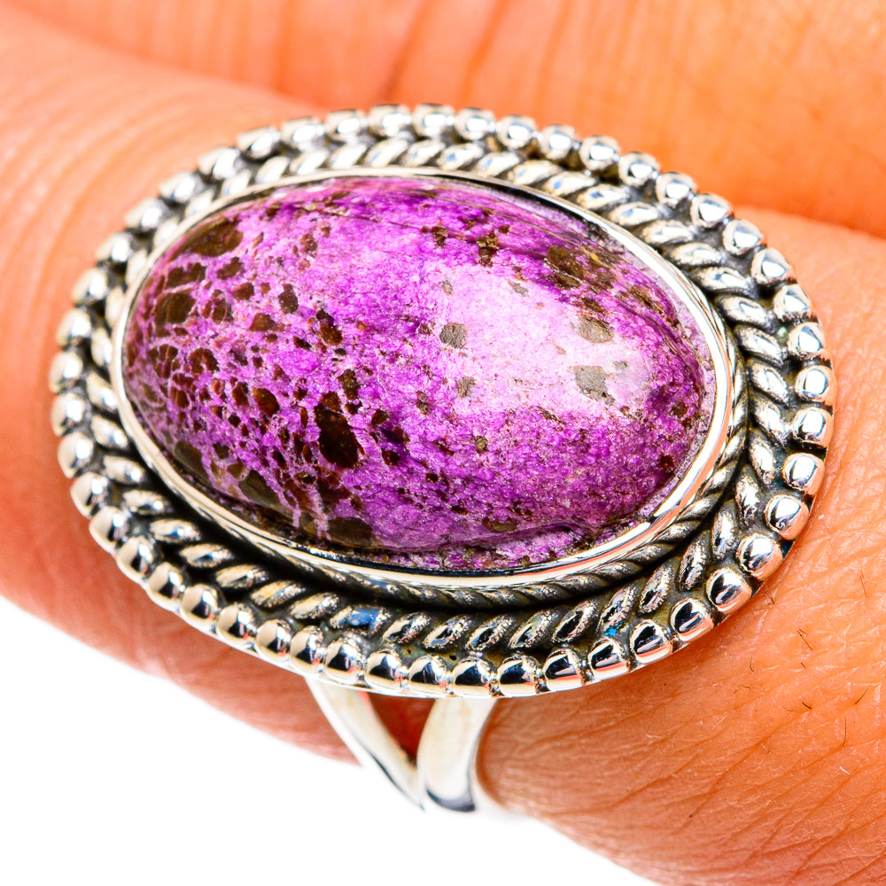 Lepidolite Rings handcrafted by Ana Silver Co - RING79095