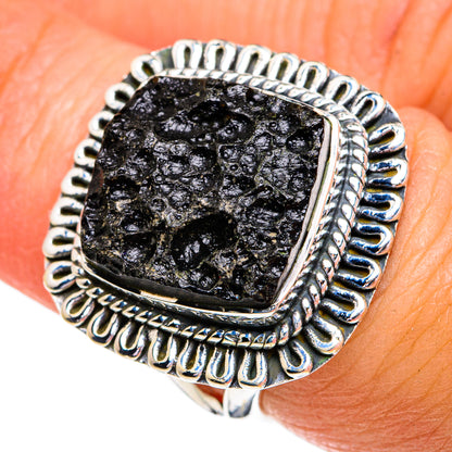 Tektite Rings handcrafted by Ana Silver Co - RING79099