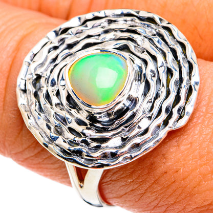 Ethiopian Opal Rings handcrafted by Ana Silver Co - RING79105