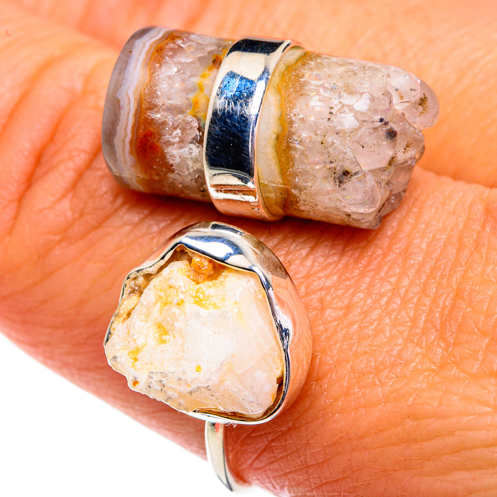 Amethyst Stalactite Rings handcrafted by Ana Silver Co - RING79121
