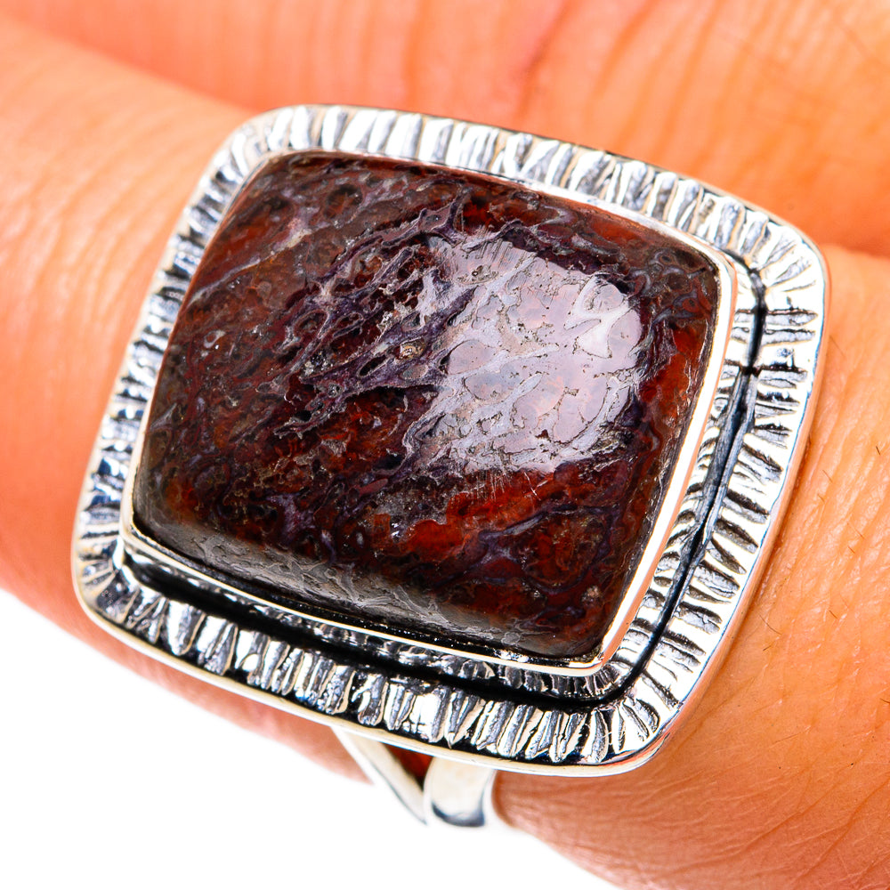 Dinosaur Bone Rings handcrafted by Ana Silver Co - RING79122