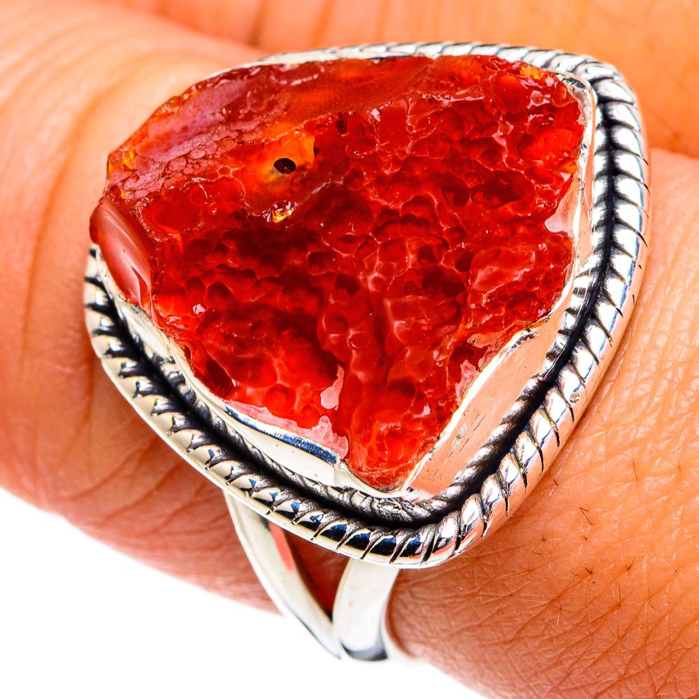 Carnelian Rings handcrafted by Ana Silver Co - RING79124