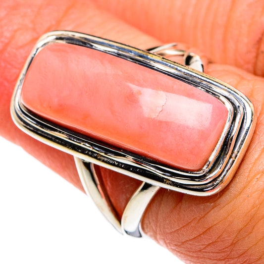 Pink Opal Rings handcrafted by Ana Silver Co - RING79125