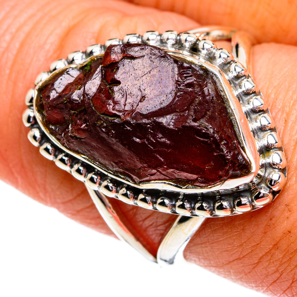 Garnet Rings handcrafted by Ana Silver Co - RING79127