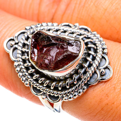 Garnet Rings handcrafted by Ana Silver Co - RING79128