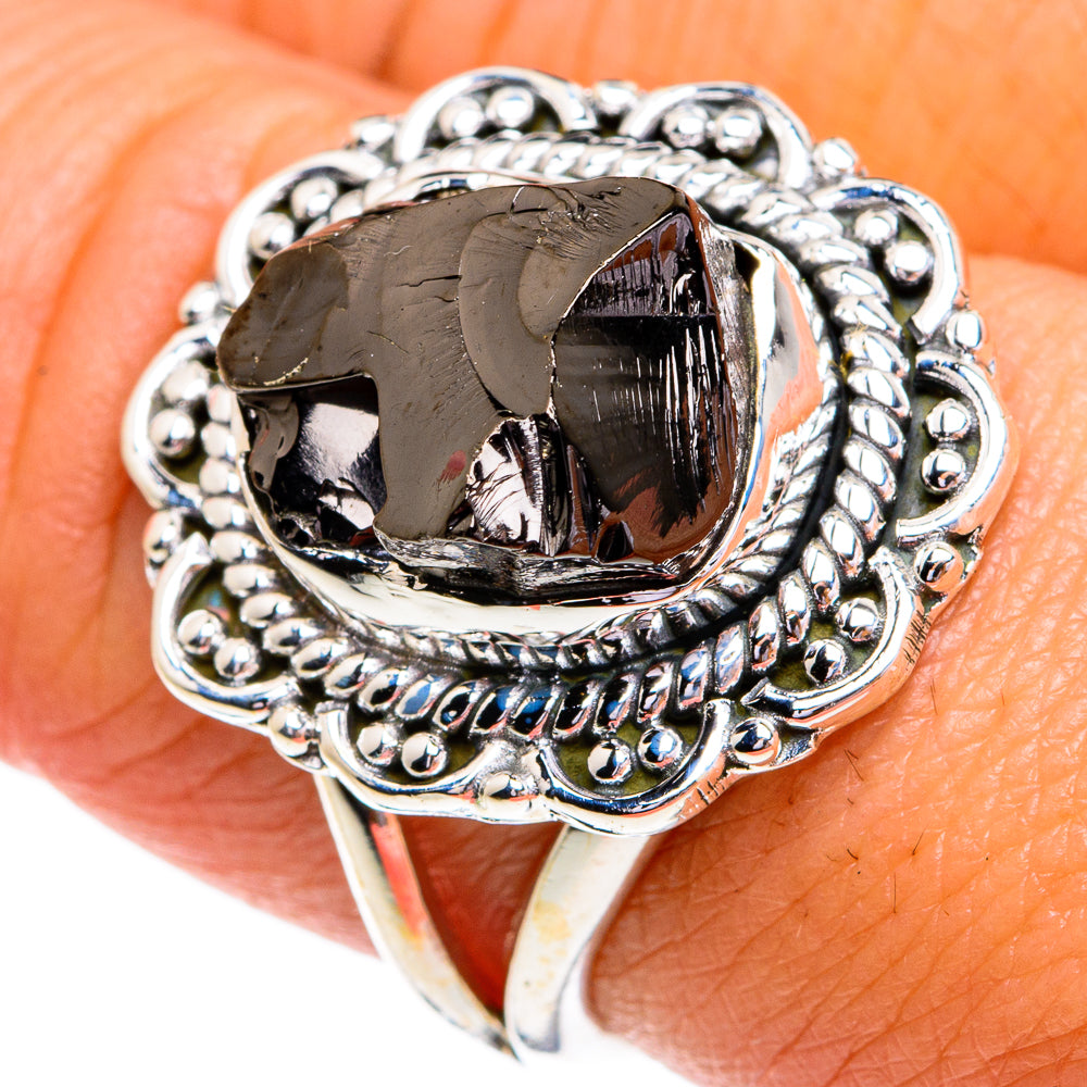 Shungite Rings handcrafted by Ana Silver Co - RING79131