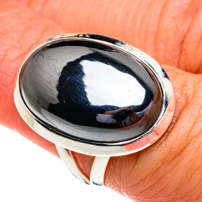 Hematite Rings handcrafted by Ana Silver Co - RING79135