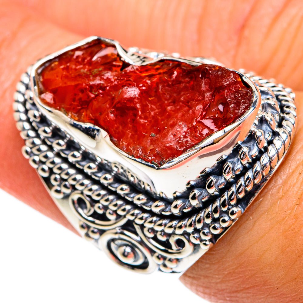 Garnet Rings handcrafted by Ana Silver Co - RING79153