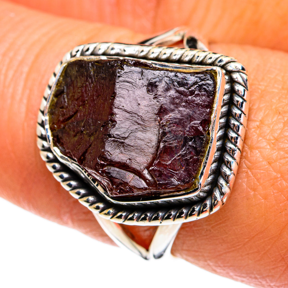 Garnet Rings handcrafted by Ana Silver Co - RING79157