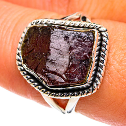 Garnet Rings handcrafted by Ana Silver Co - RING79157
