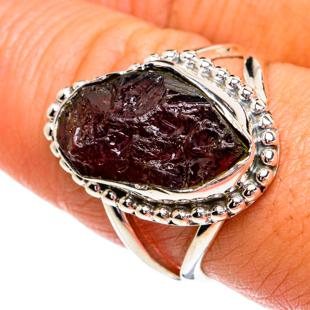 Garnet Rings handcrafted by Ana Silver Co - RING79158