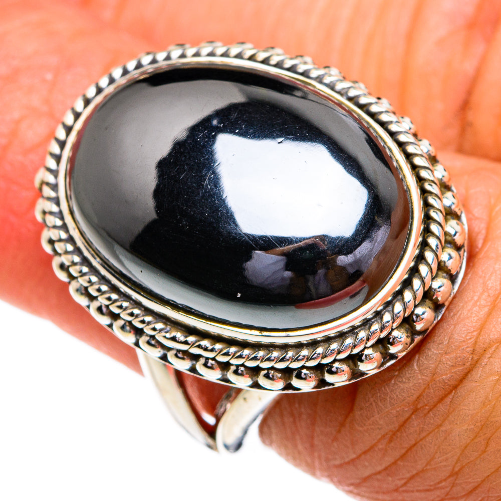 Hematite Rings handcrafted by Ana Silver Co - RING79168