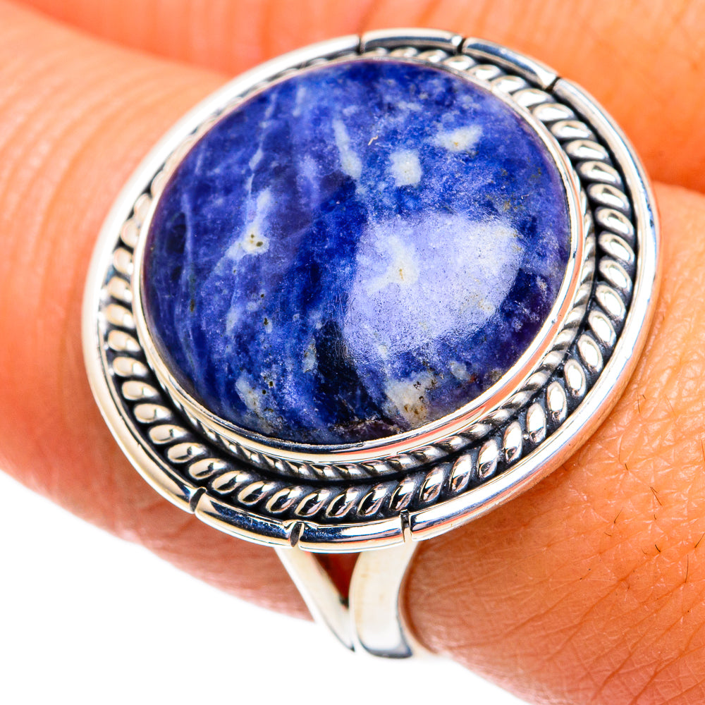 Sodalite Rings handcrafted by Ana Silver Co - RING79173