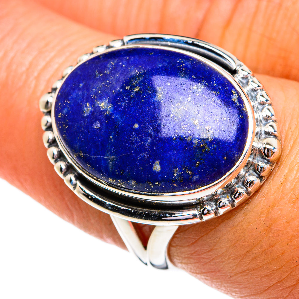Lapis Lazuli Rings handcrafted by Ana Silver Co - RING79174