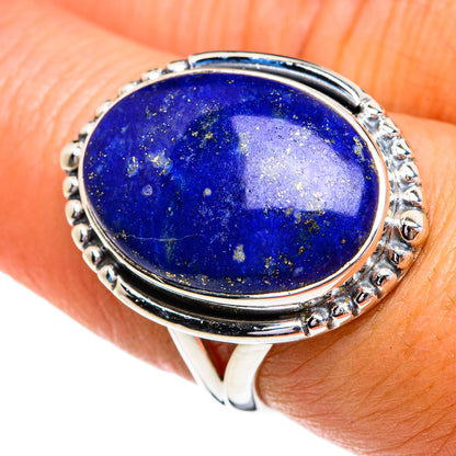 Lapis Lazuli Rings handcrafted by Ana Silver Co - RING79174