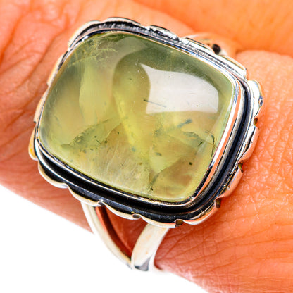 Prehnite Rings handcrafted by Ana Silver Co - RING79179