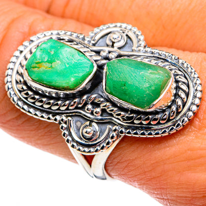 Chrysoprase Rings handcrafted by Ana Silver Co - RING79180