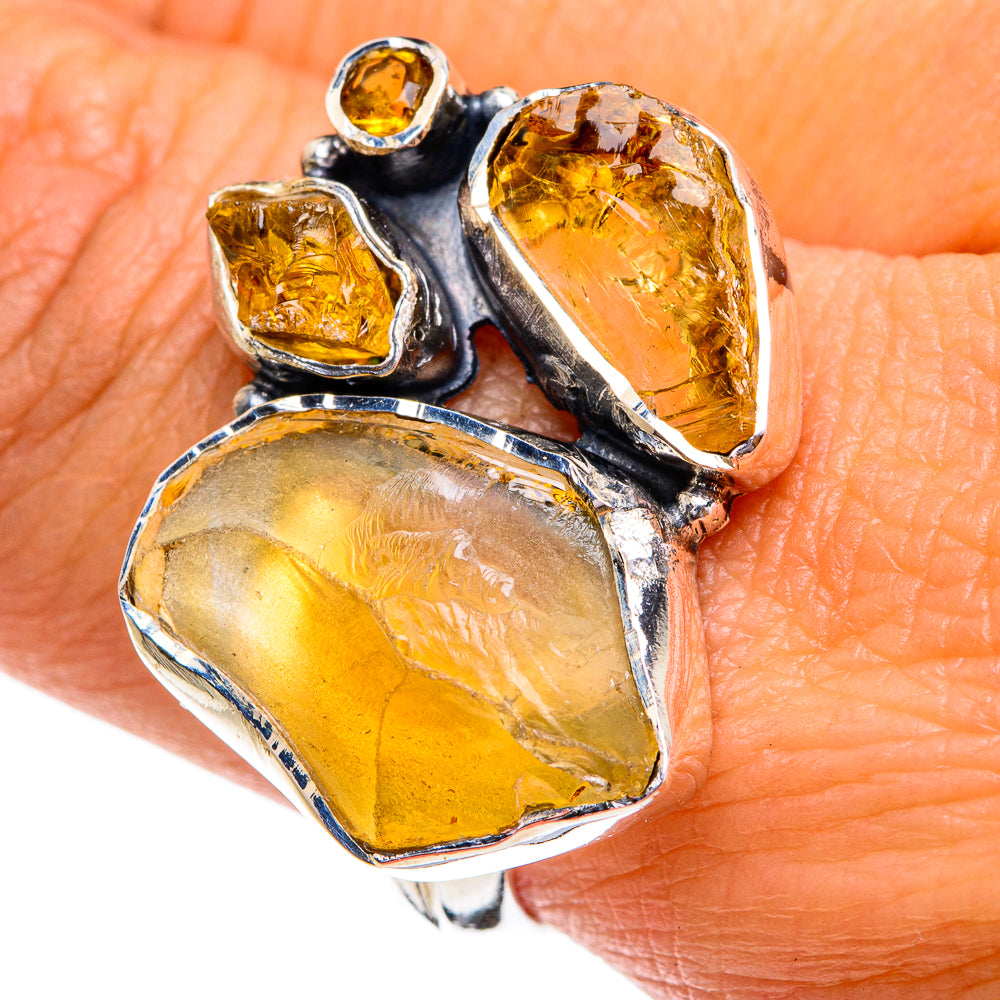 Citrine Rings handcrafted by Ana Silver Co - RING79184