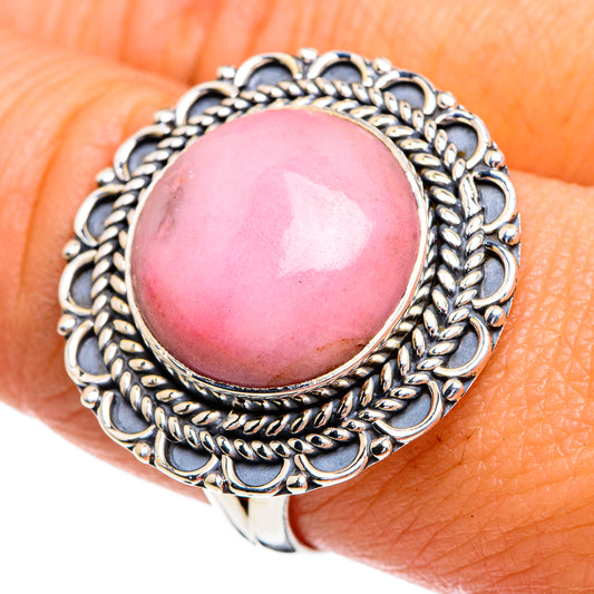 Pink Opal Rings handcrafted by Ana Silver Co - RING79186
