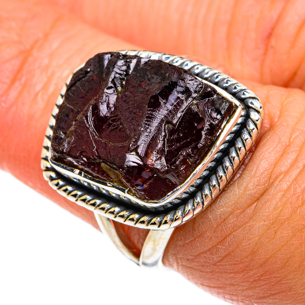 Garnet Rings handcrafted by Ana Silver Co - RING79189