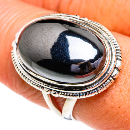 Hematite Rings handcrafted by Ana Silver Co - RING79198