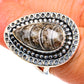 Orthoceras Fossil Rings handcrafted by Ana Silver Co - RING79199
