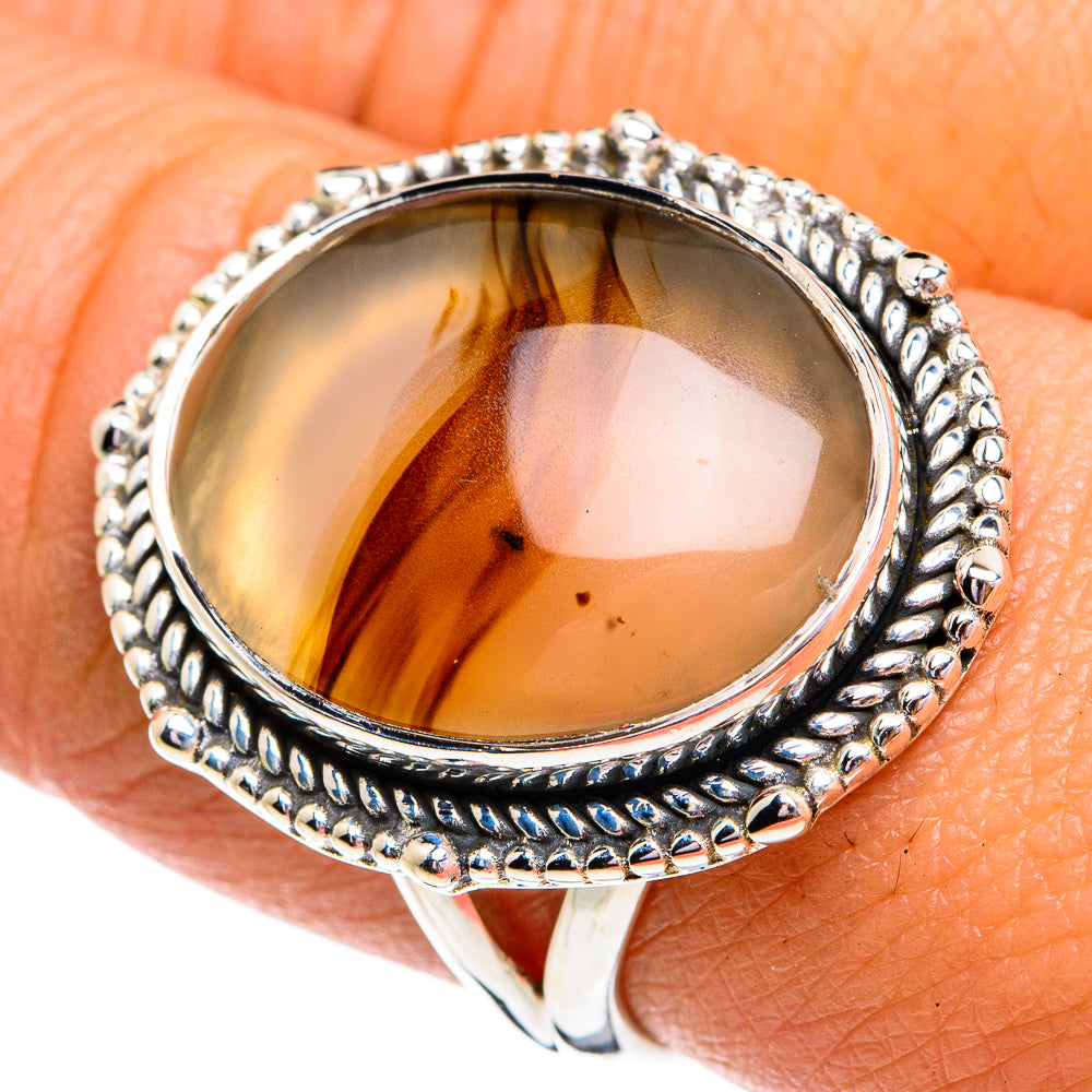 Montana Agate Rings handcrafted by Ana Silver Co - RING79210