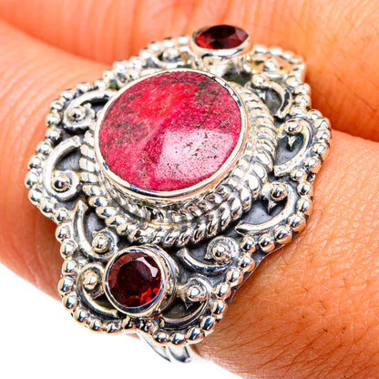 Thulite Rings handcrafted by Ana Silver Co - RING79216