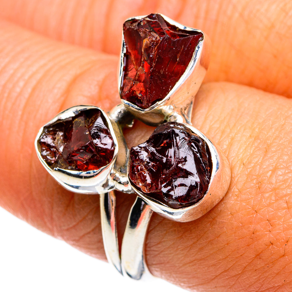 Garnet Rings handcrafted by Ana Silver Co - RING79218