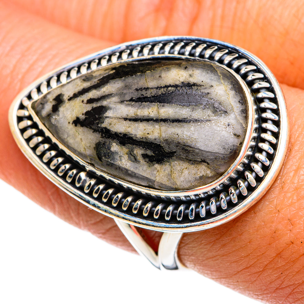 Pinolith Jasper Rings handcrafted by Ana Silver Co - RING79222