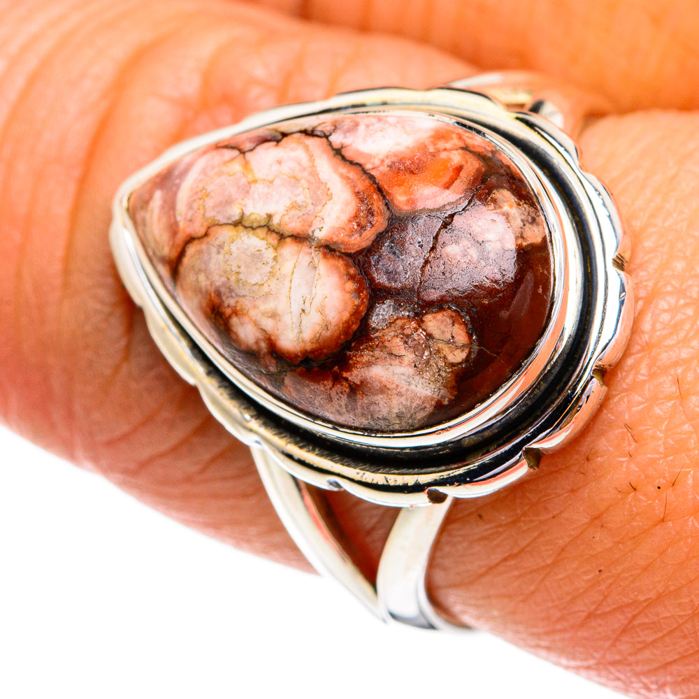 Peanut Wood Jasper Rings handcrafted by Ana Silver Co - RING79240