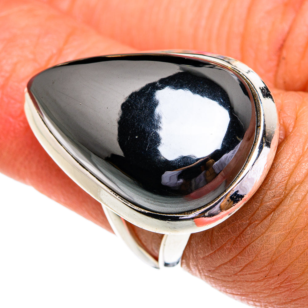 Hematite Rings handcrafted by Ana Silver Co - RING79257