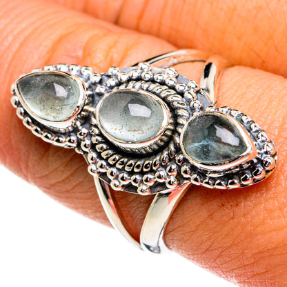 Aquamarine Rings handcrafted by Ana Silver Co - RING79258