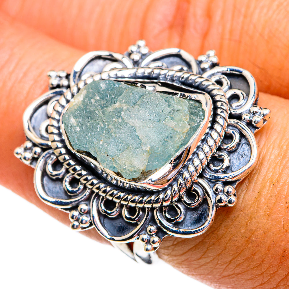 Aquamarine Rings handcrafted by Ana Silver Co - RING79262