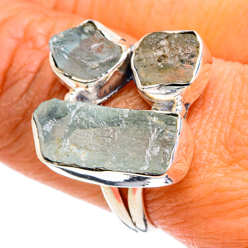 Aquamarine Rings handcrafted by Ana Silver Co - RING79287