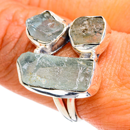 Aquamarine Rings handcrafted by Ana Silver Co - RING79287