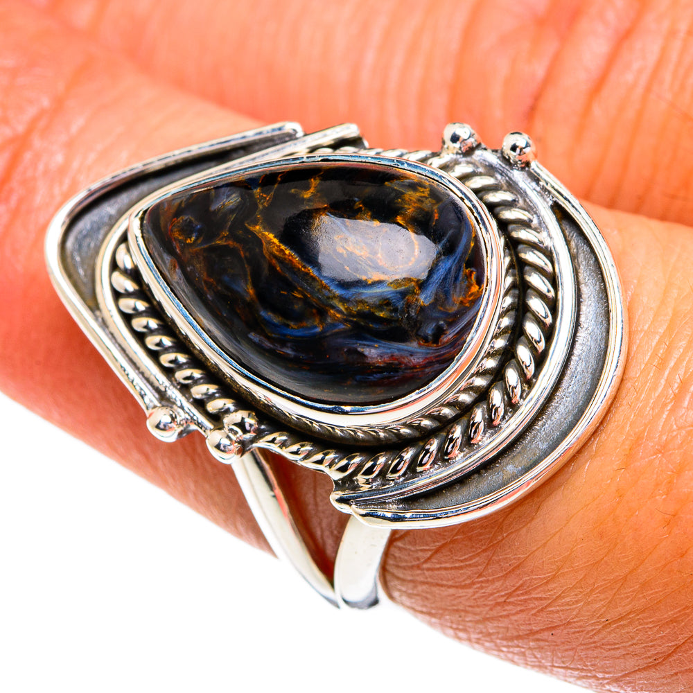 Pietersite Rings handcrafted by Ana Silver Co - RING79303