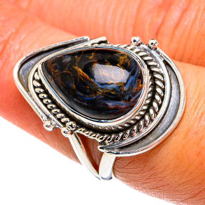 Pietersite Rings handcrafted by Ana Silver Co - RING79303
